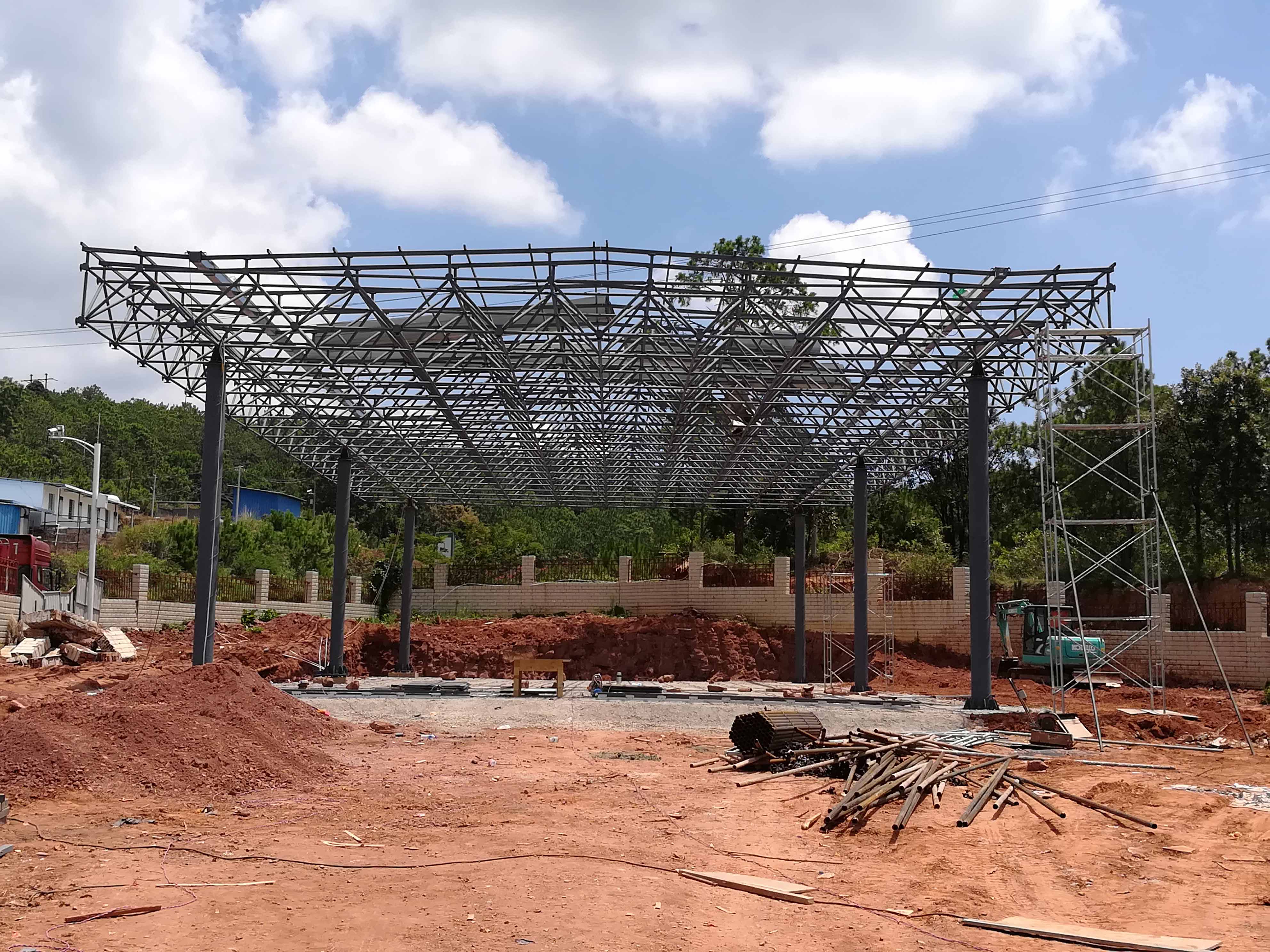 慈溪加油站网架屋面